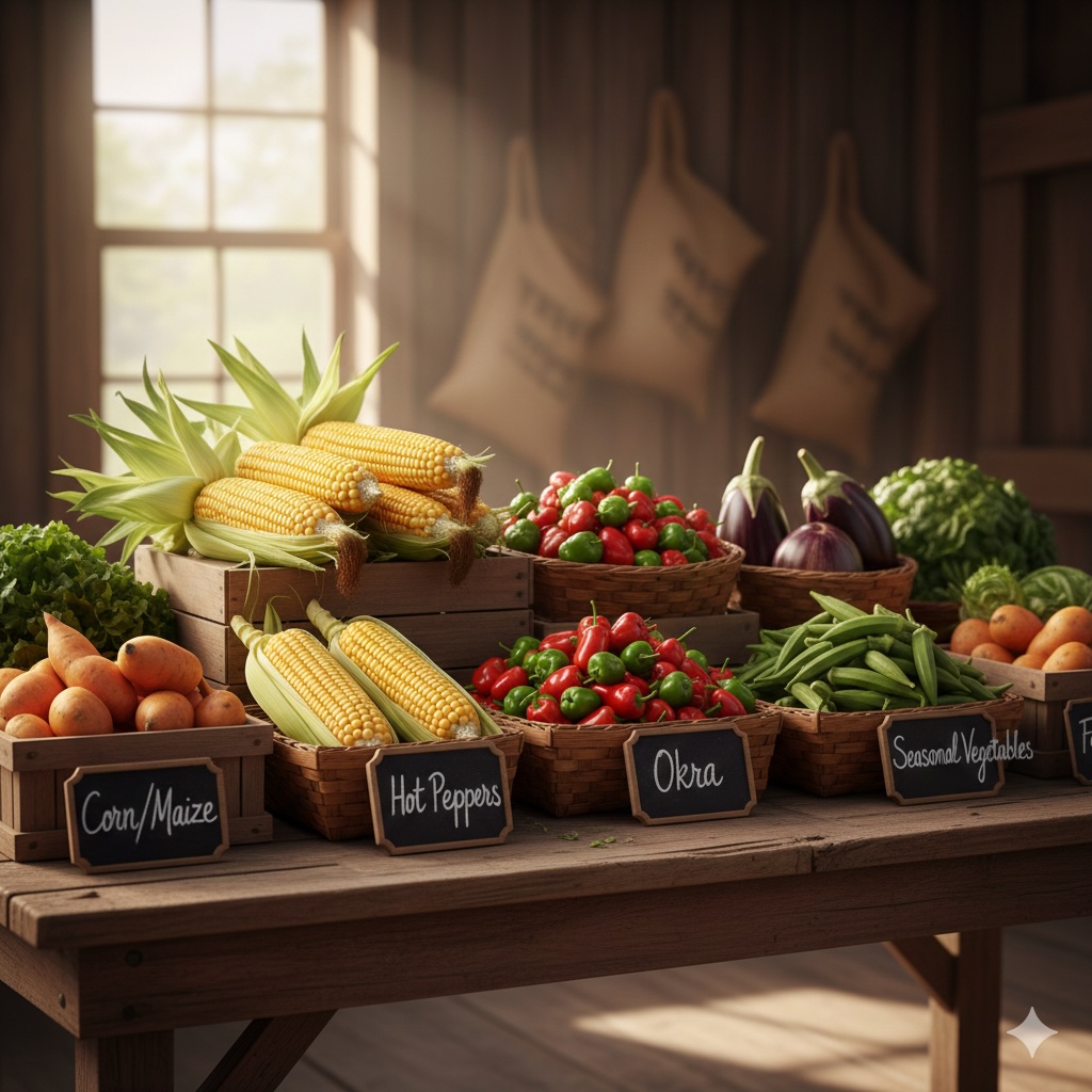 Fresh Produce - Vegetables and Grains